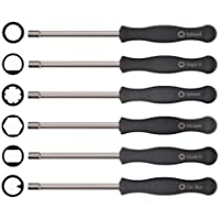 Los mejores  - SWNKDG Carburador Juego de destornilladores Herramientas 6pcs apto para Husqvarna 125- 135- 136 137 141 142 235 235e 236…
